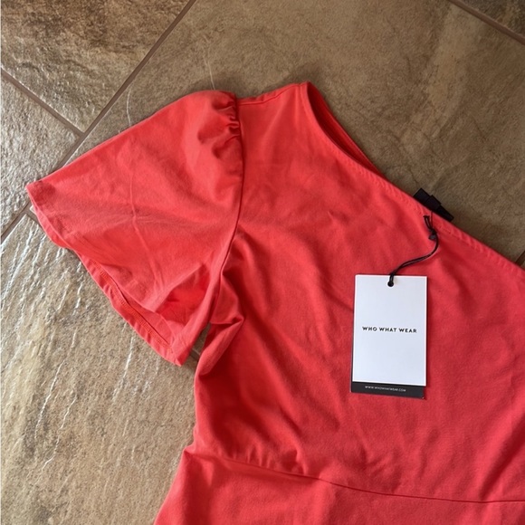 + WHOWHATWEAR + Midi One Shoulder Dress - Picture 4 of 5